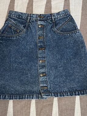 Vintage Rio Blue Jean Skirt